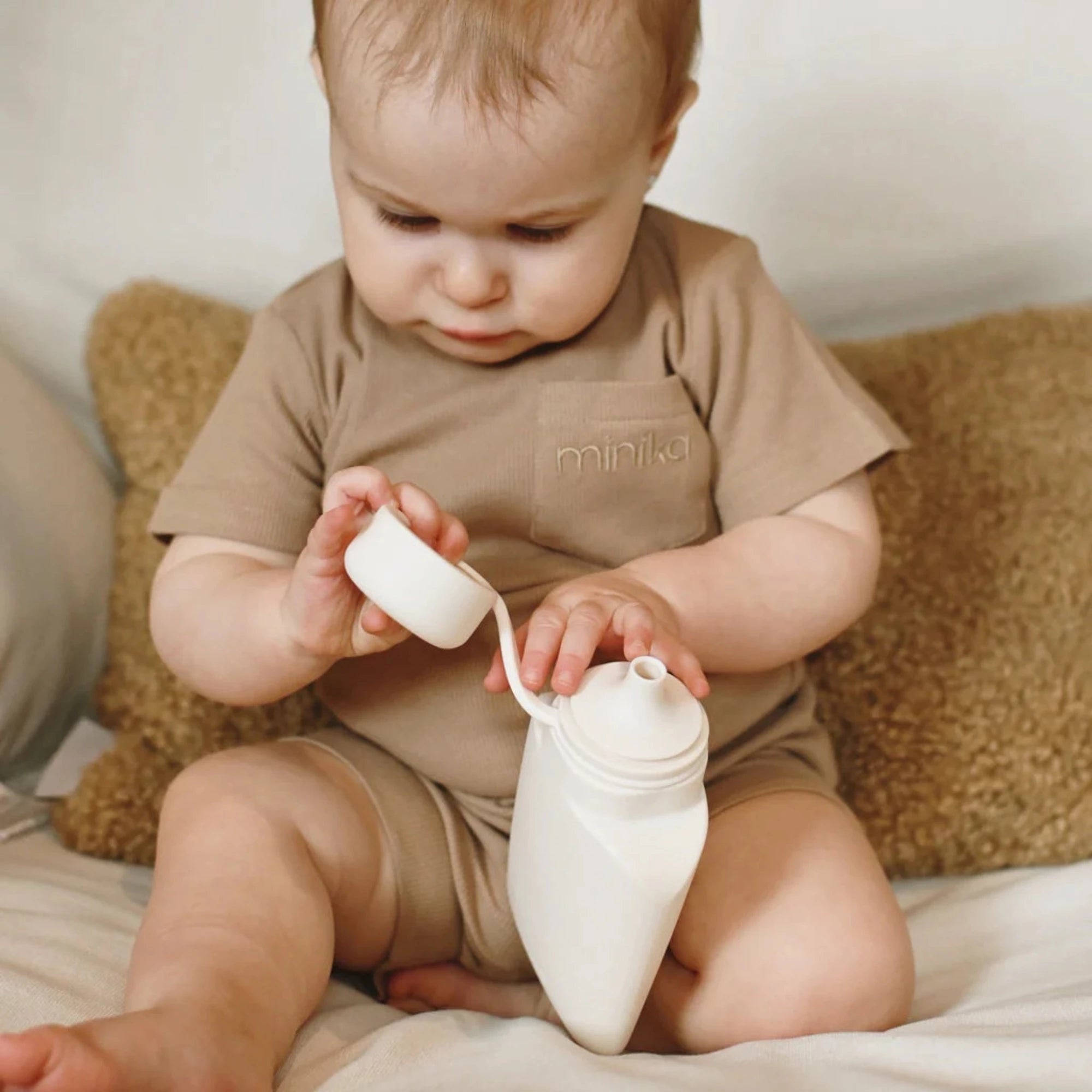 MINIKA Two-Piece Set - Taupe