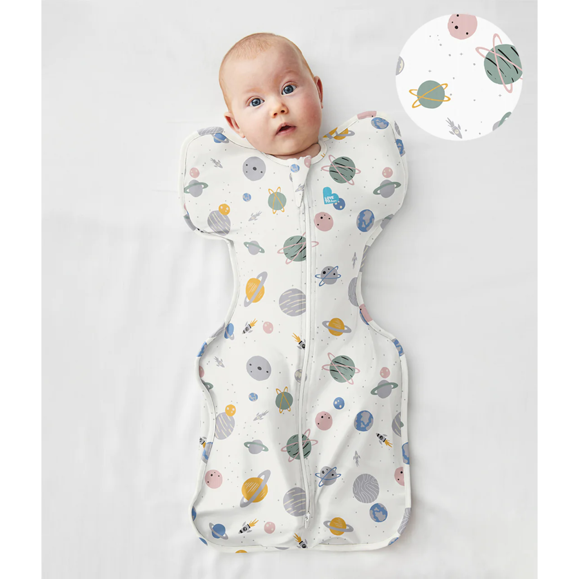 LOVE TO DREAM Swaddle Up Desco Lite 0.2Tog - Space
