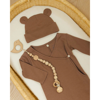 Thumbnail for QUINCY MAE Baby Bear Beanie 0-3m - Cinnamon