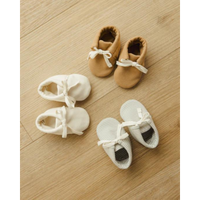 Thumbnail for QUINCY MAE Baby Booties - Ivory