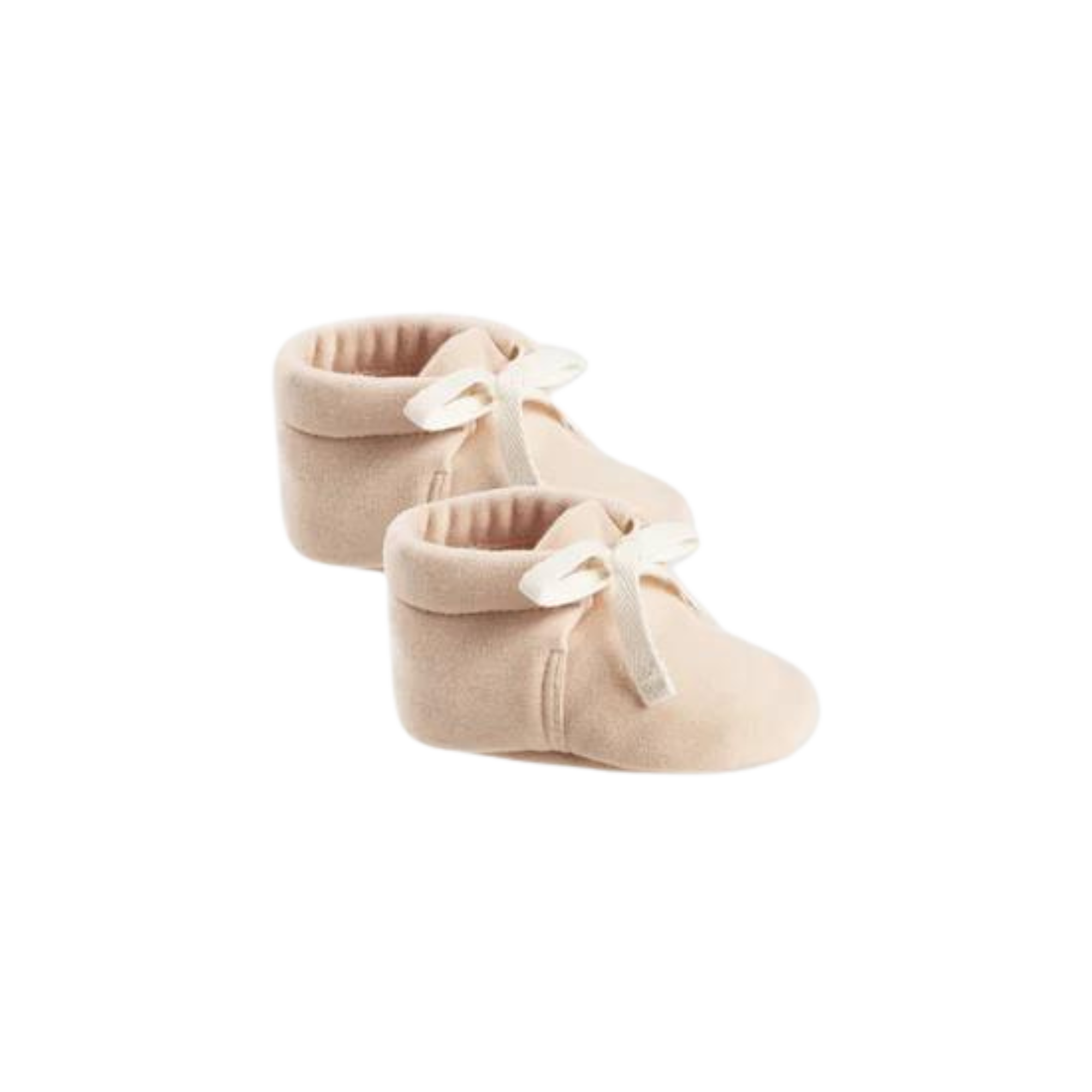 QUINCY MAE Baby Booties - Shell