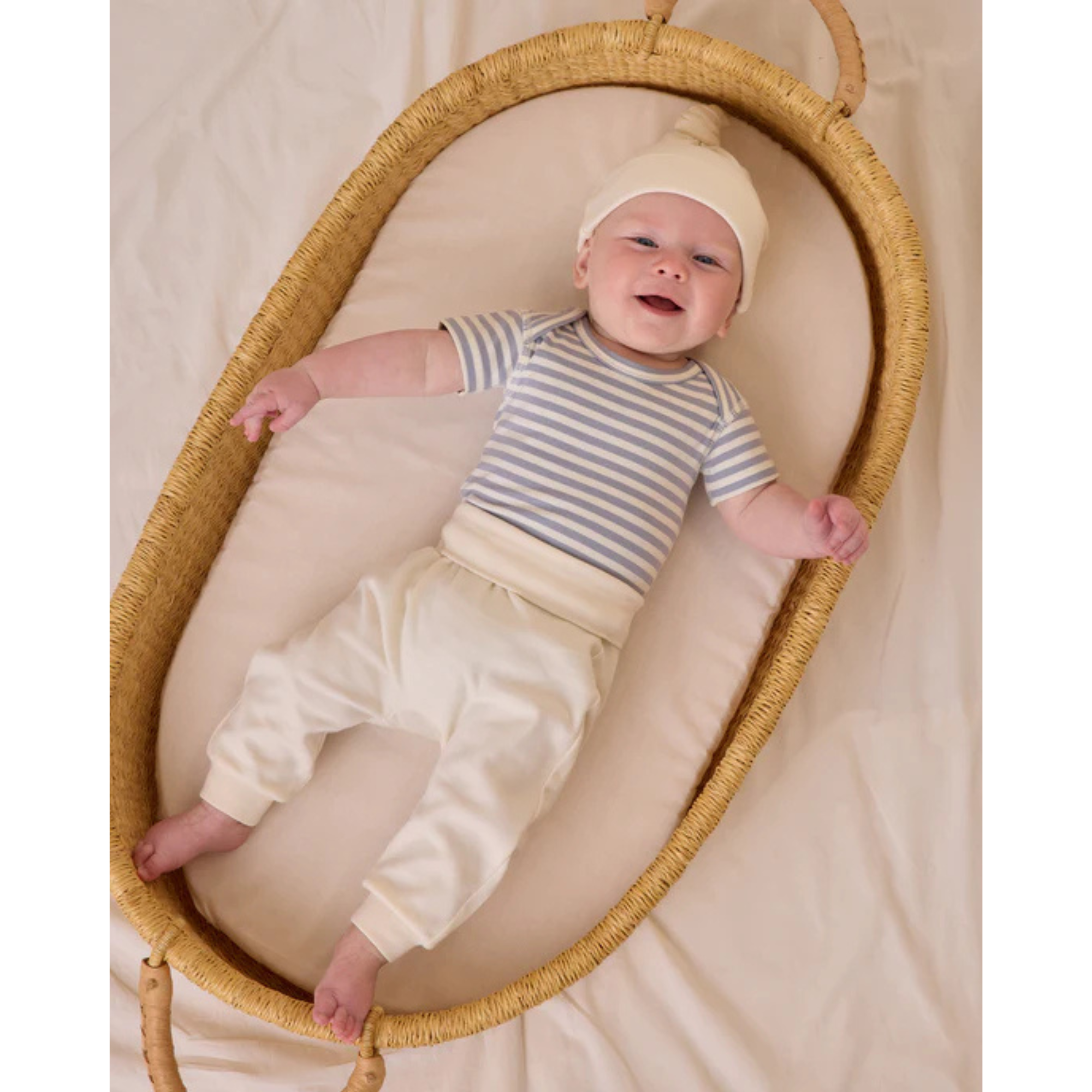 QUINCY MAE Baby Pant - Ivory