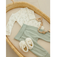 Thumbnail for QUINCY MAE Baby Pant - Sage