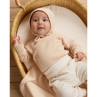 Thumbnail for QUINCY MAE Baby Pant Set - Cinnamon/Natural