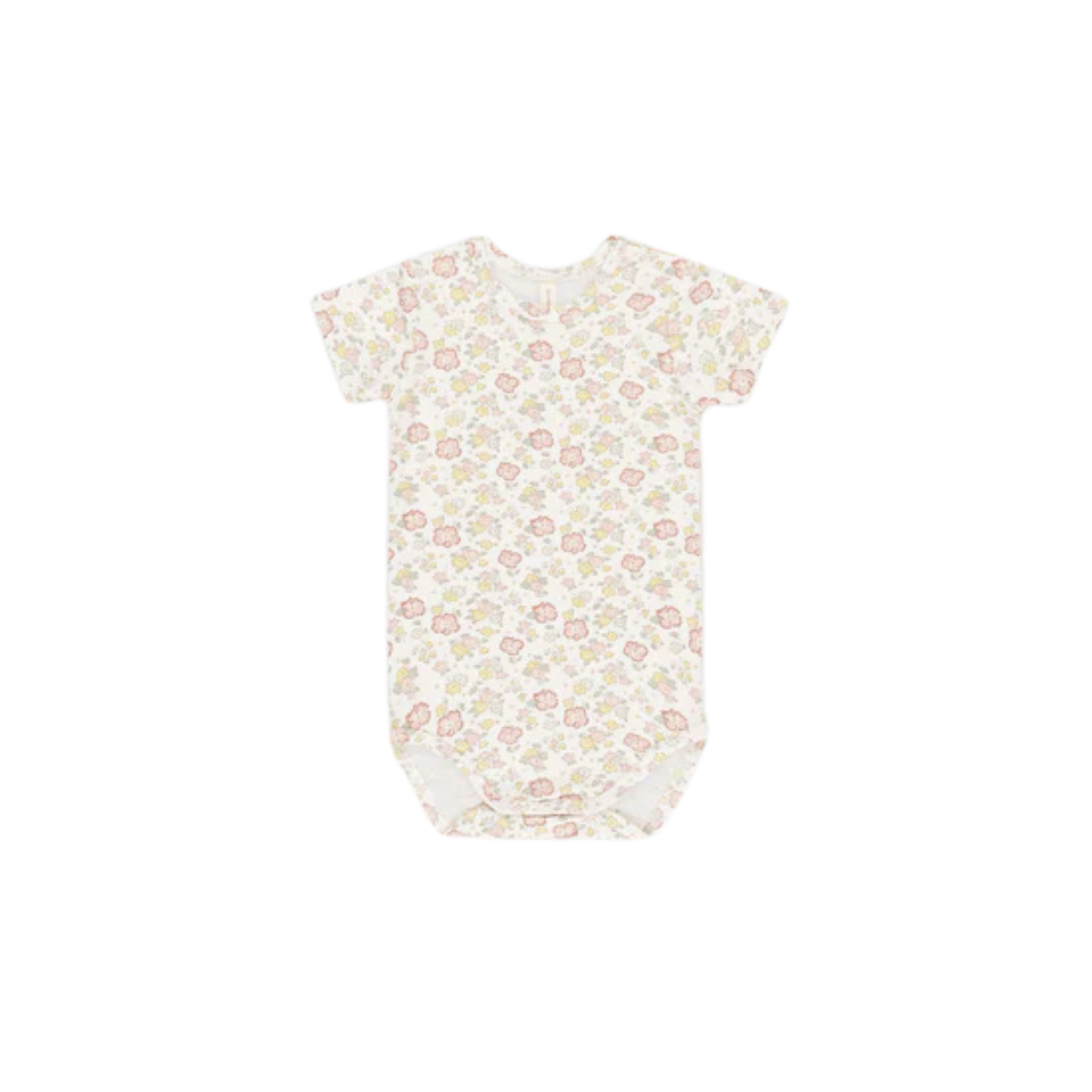 QUINCY MAE Bamboo Short Sleeve Bodysuit - Bloom
