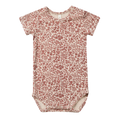 QUINCY MAE Bamboo Short Sleeve Bodysuit - Flower Field