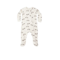 QUINCY MAE Bamboo Zip Footie - Bats