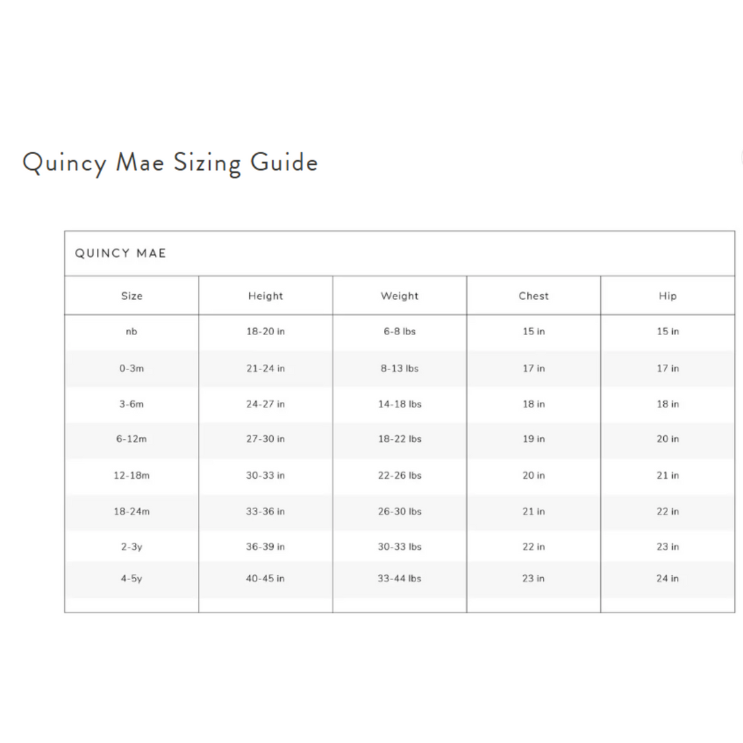 QUINCY MAE Bamboo Zip Footie - Clouds