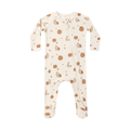 QUINCY MAE Bamboo Zip Footie - Harvest Friends