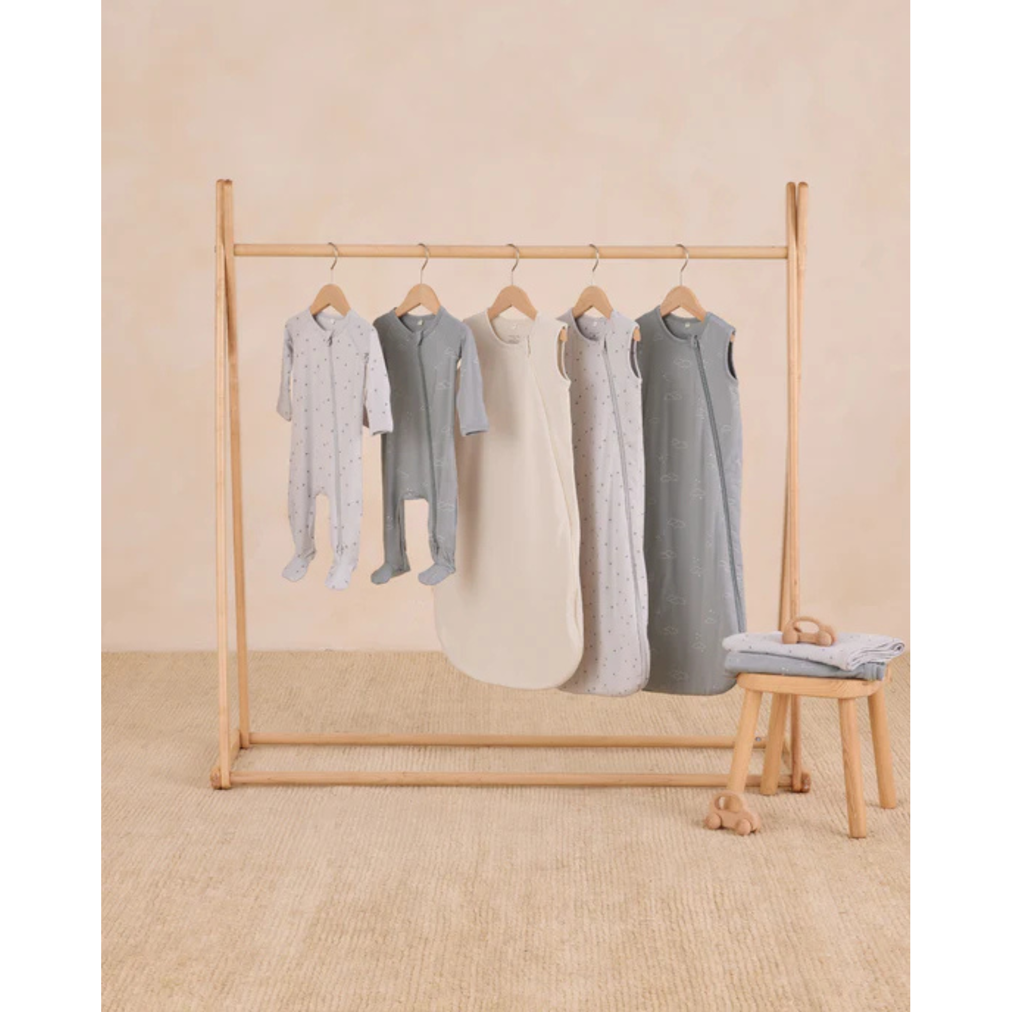 QUINCY MAE Bamboo Zip Footie - Twinkle