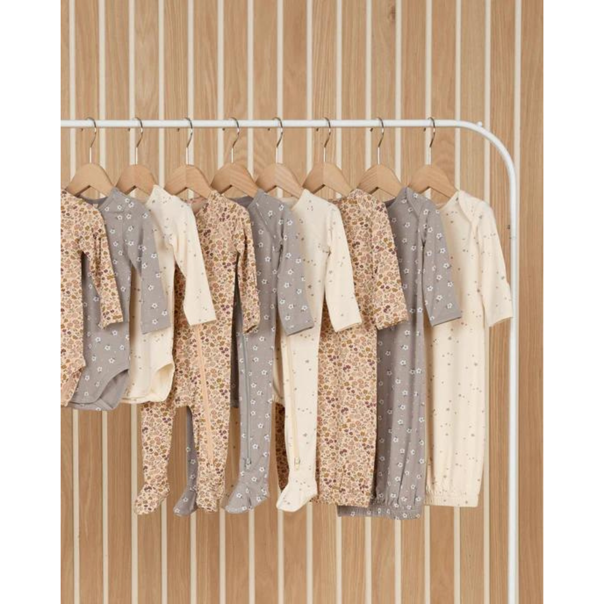 QUINCY MAE Chaussons en bambou avec fermeture éclair - Twinkle