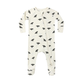 QUINCY MAE Bamboo Zip Footie Sleeper - Bats