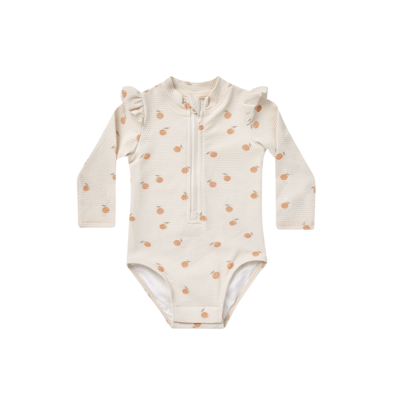 Maillot de bain une-pièce Rashguard Byron QUINCY MAE - Oranges