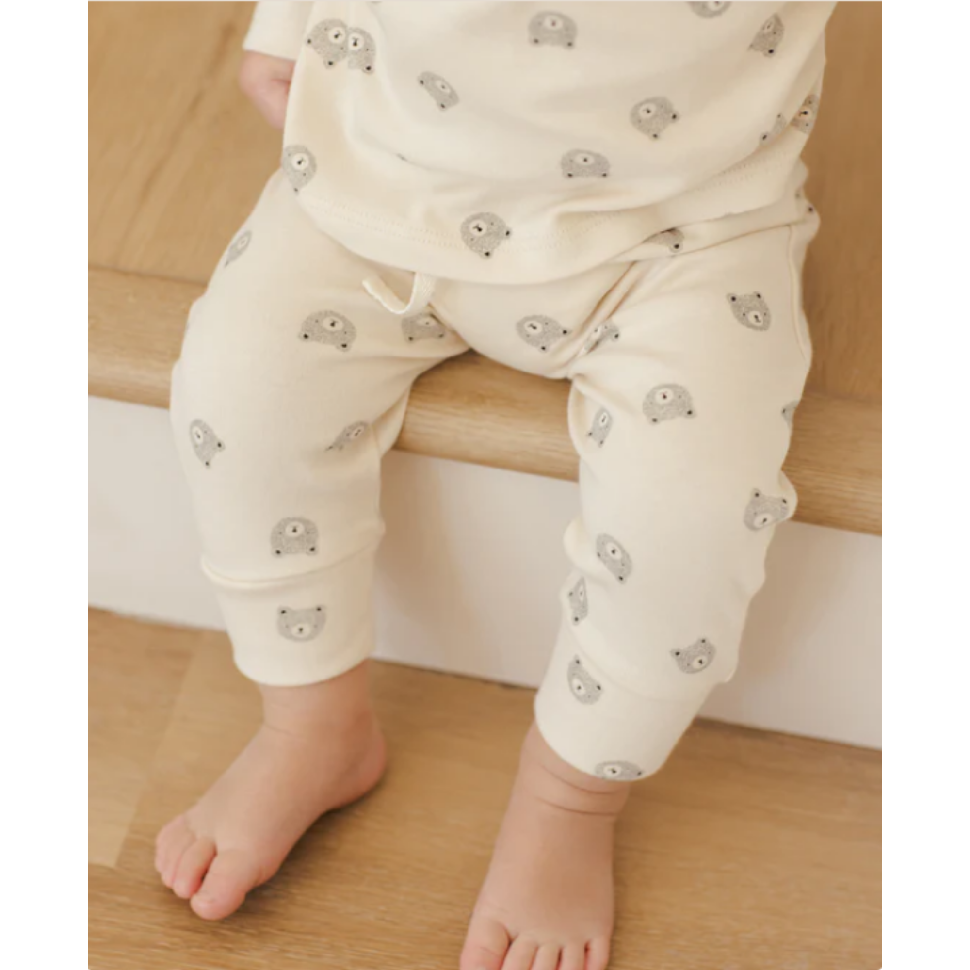 Pantalon à cordon QUINCY MAE - Ours