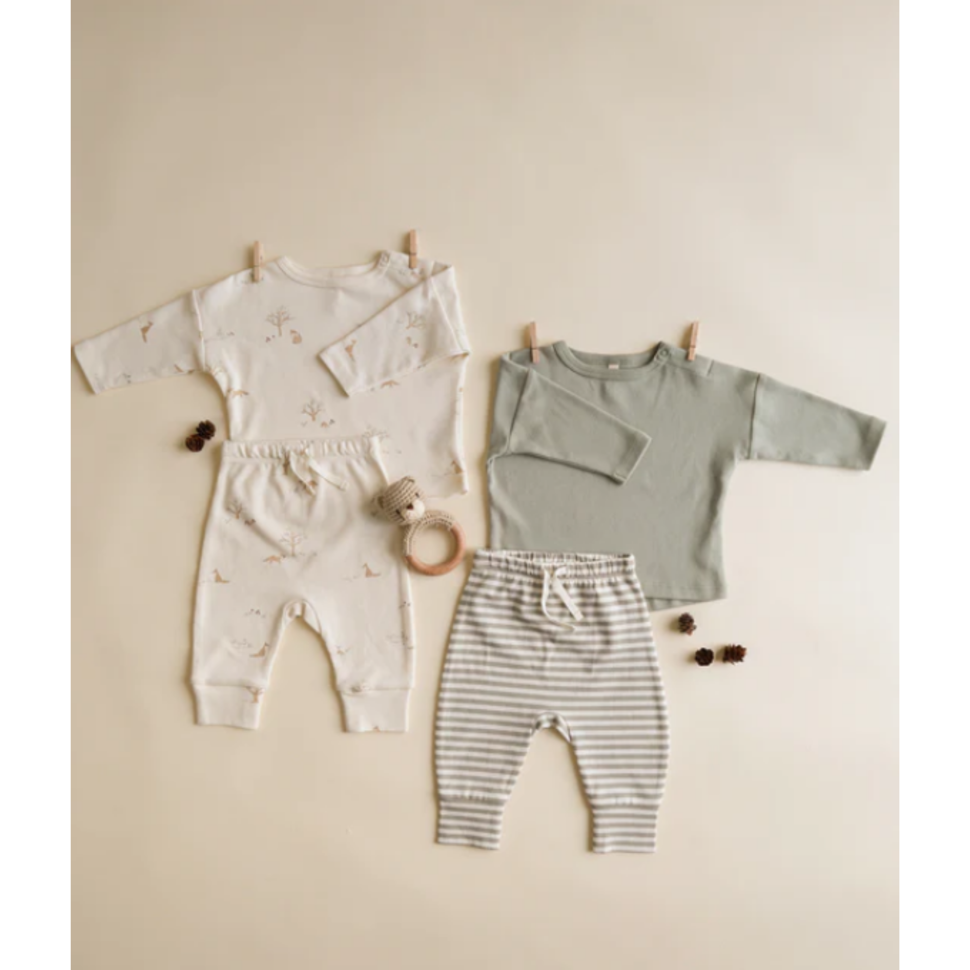 QUINCY MAE Drawstring Pant - Fox Land