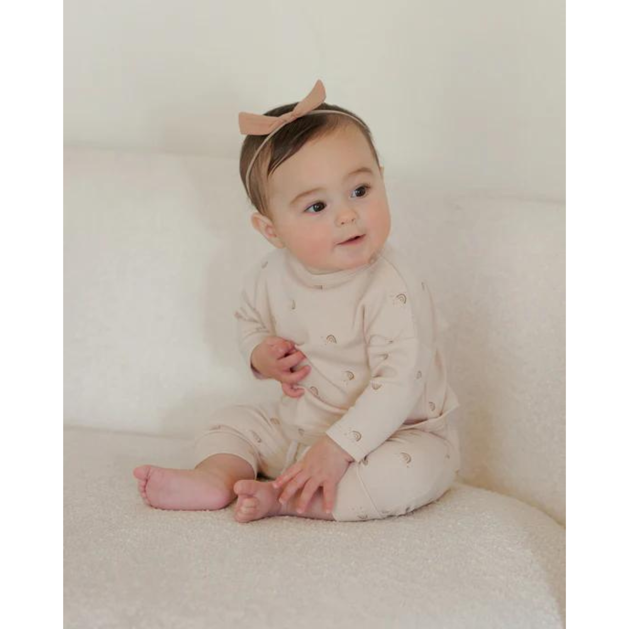 QUINCY MAE Drawstring Pant - Rainbows