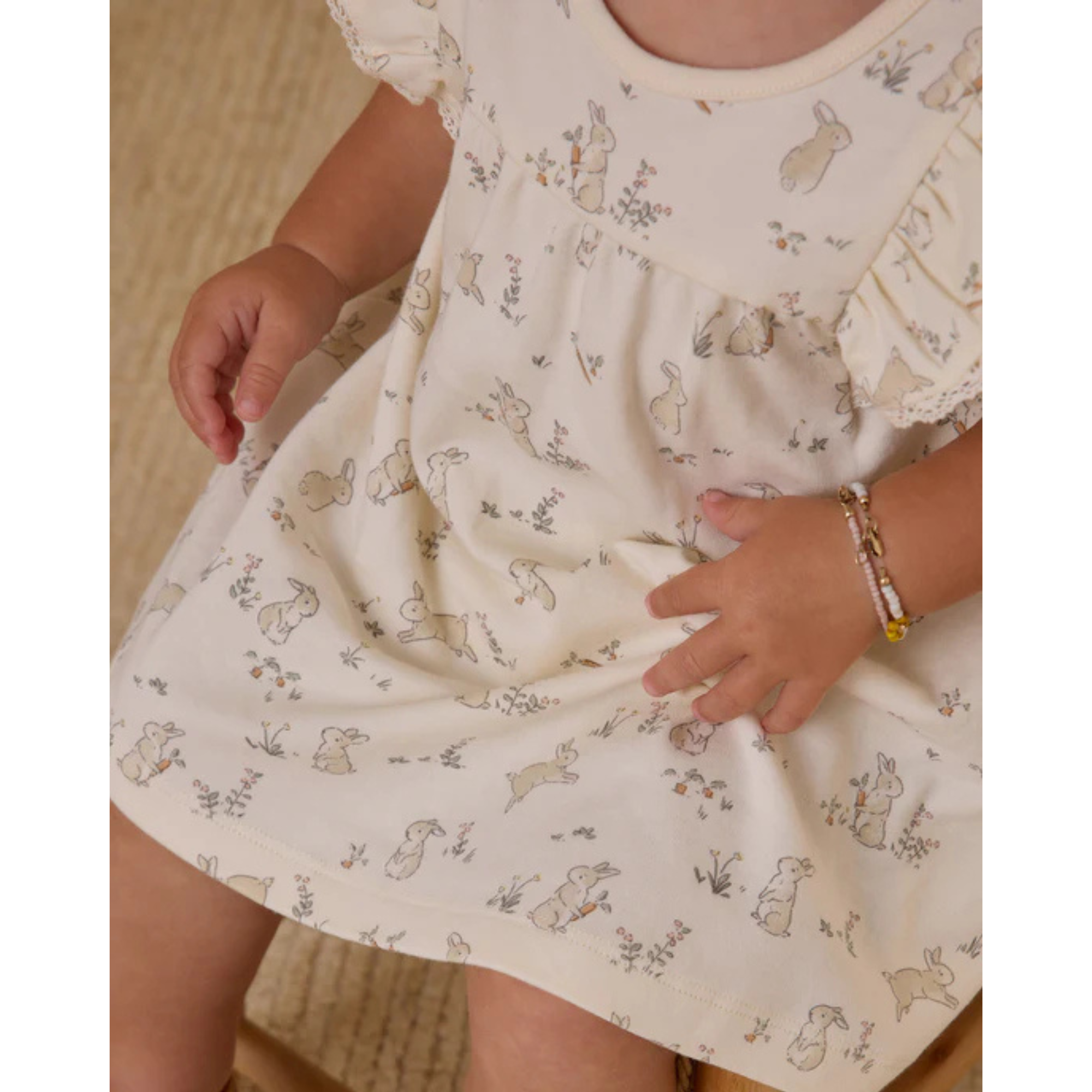 Robe à volants QUINCY MAE - Lapins