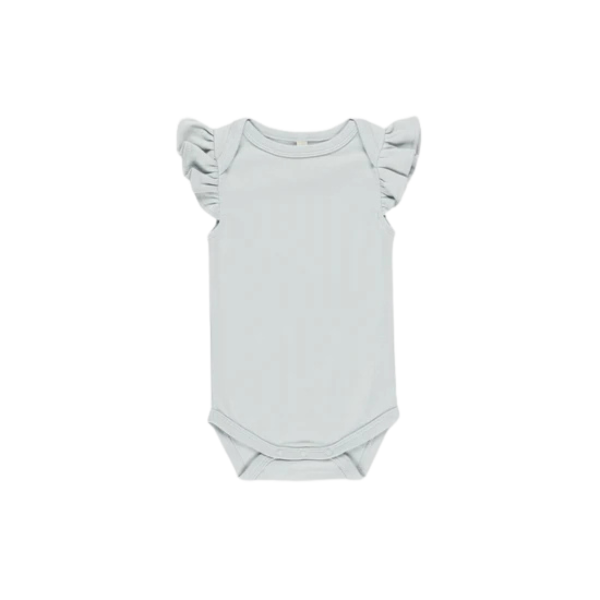 QUINCY MAE Flutter Sleeve Bodysuit - Sky