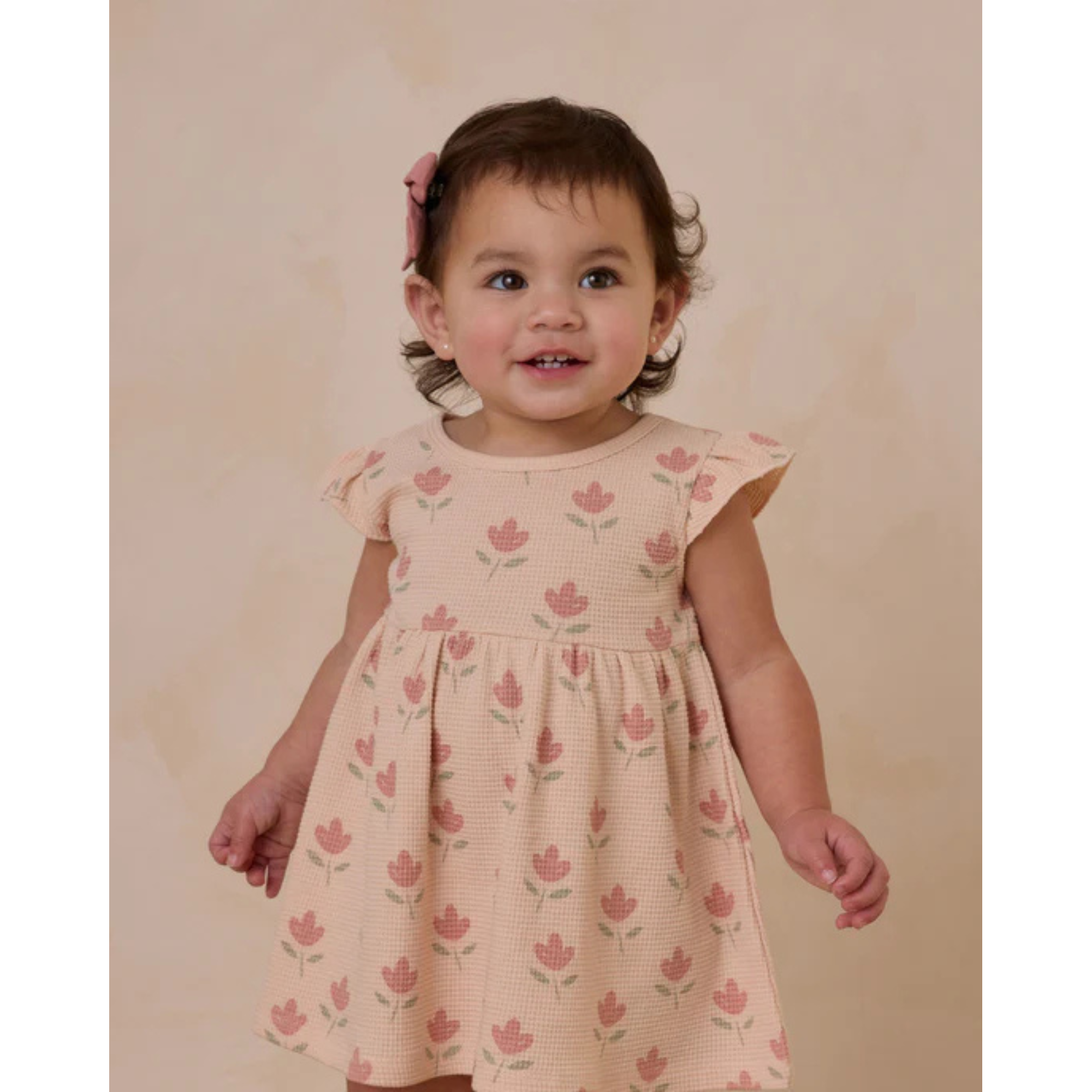 Robe à manches flottantes QUINCY MAE - Tulipes