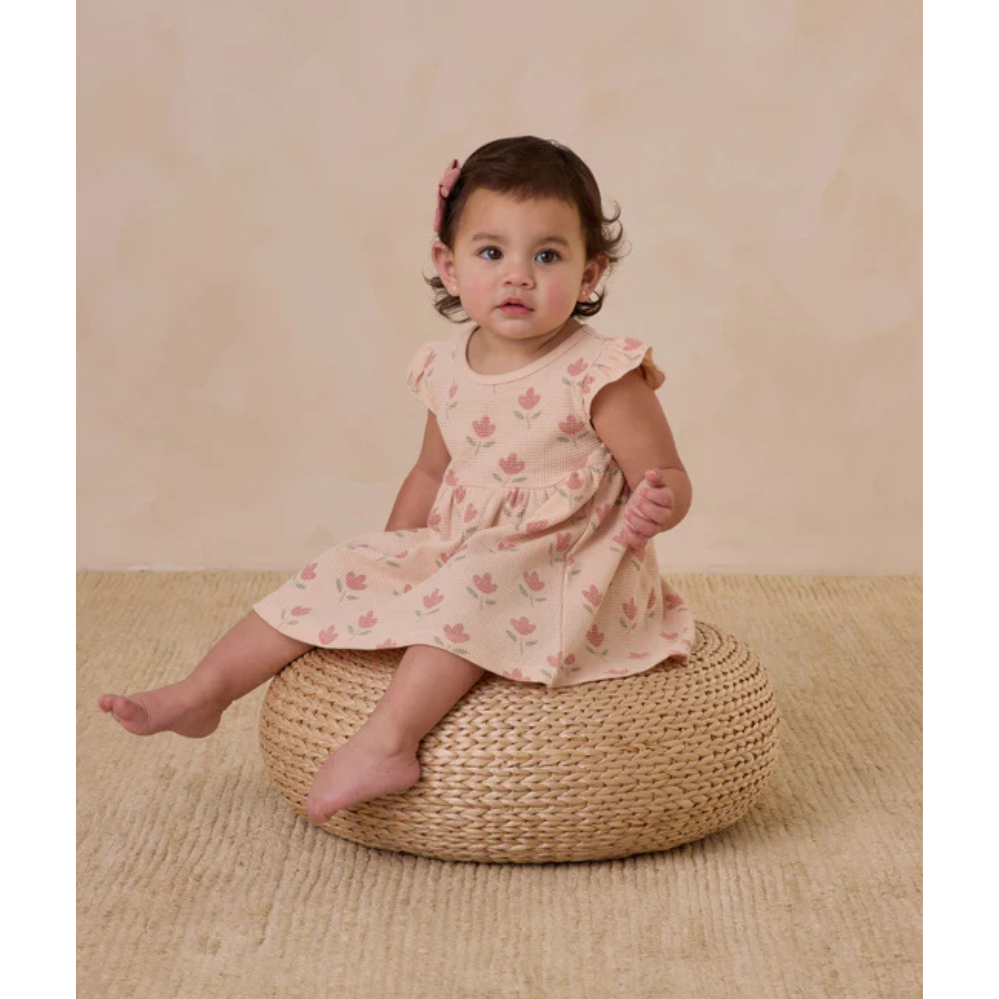 Robe à manches flottantes QUINCY MAE - Tulipes