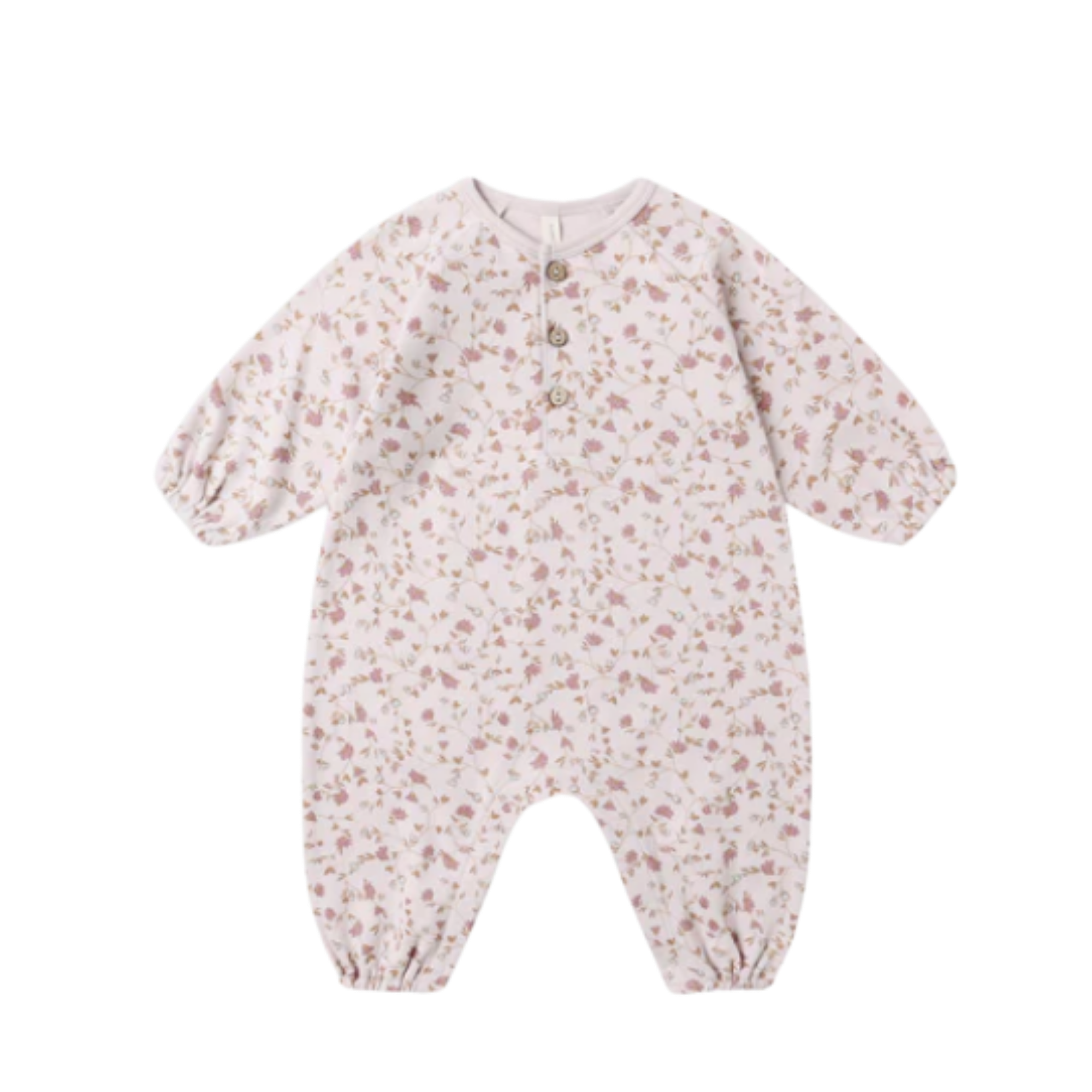 QUINCY MAE Henley Bubble Jumpsuit - Garden