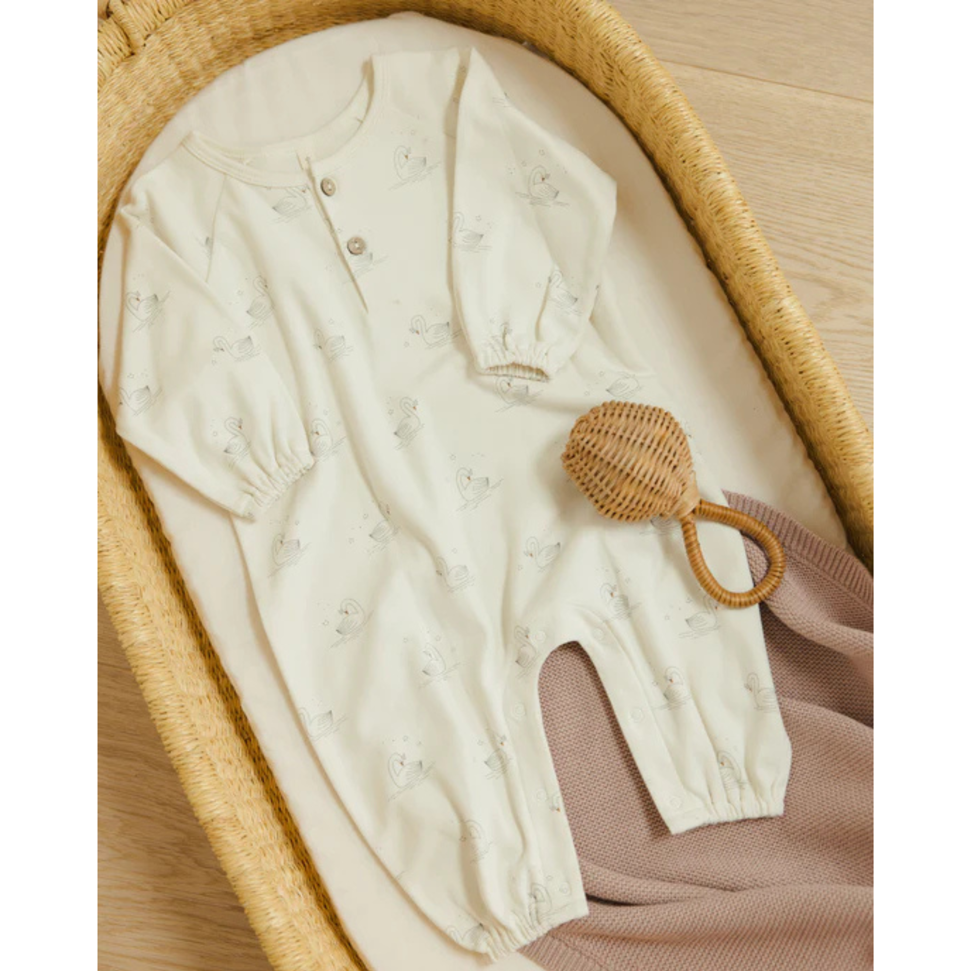 Combinaison Henley Bubble QUINCY MAE - Swans