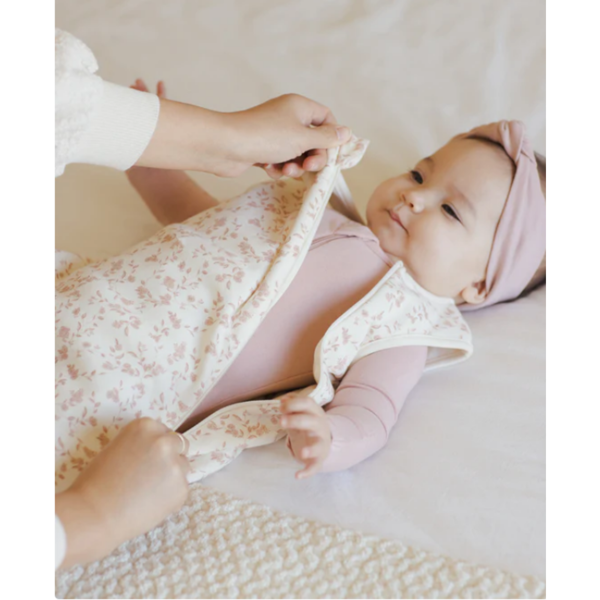 QUINCY MAE Jersey Sleepbag - French Garden