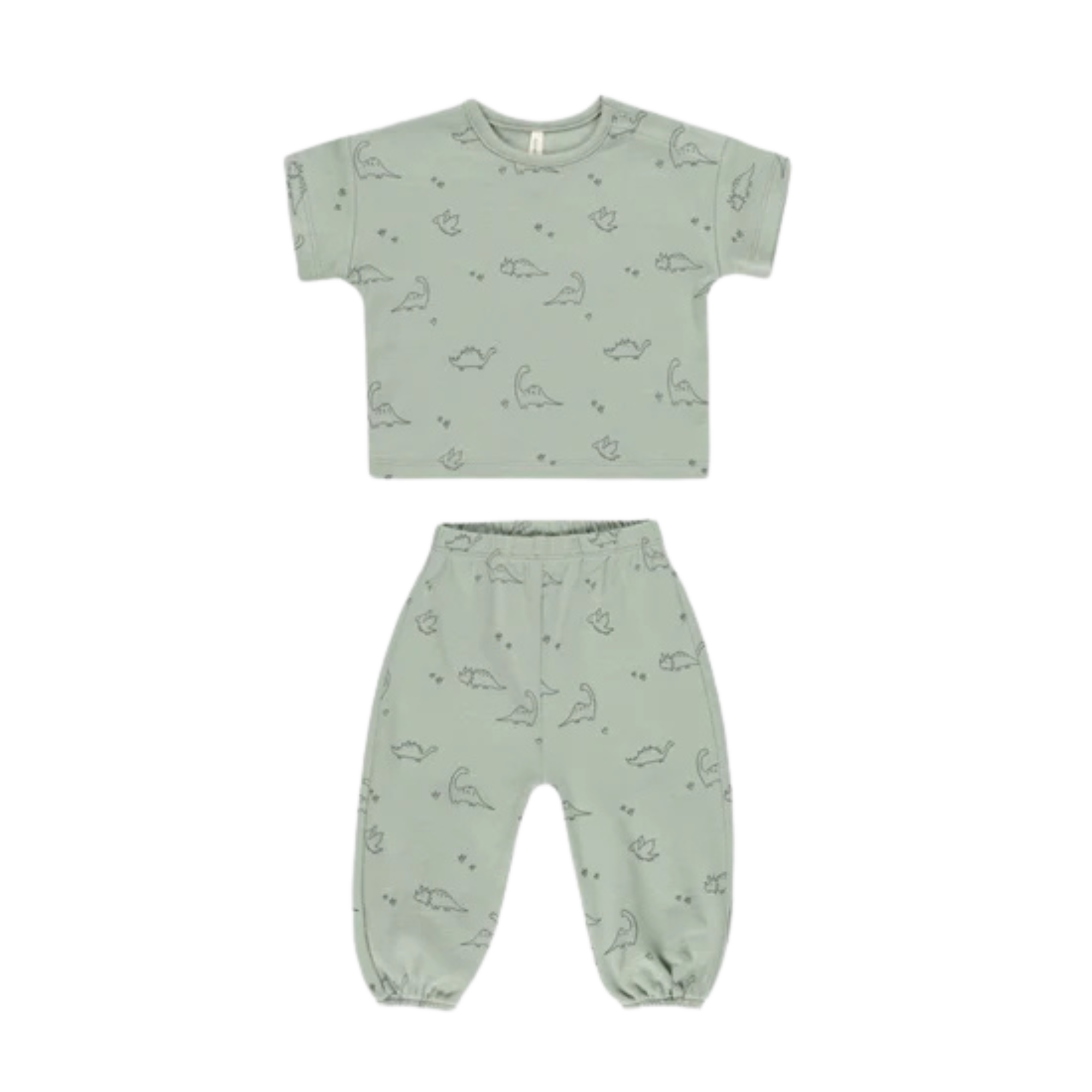 QUINCY MAE Jersey Tee + Pant Set - Dino
