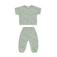 Thumbnail for QUINCY MAE Jersey Tee + Pant Set - Dino
