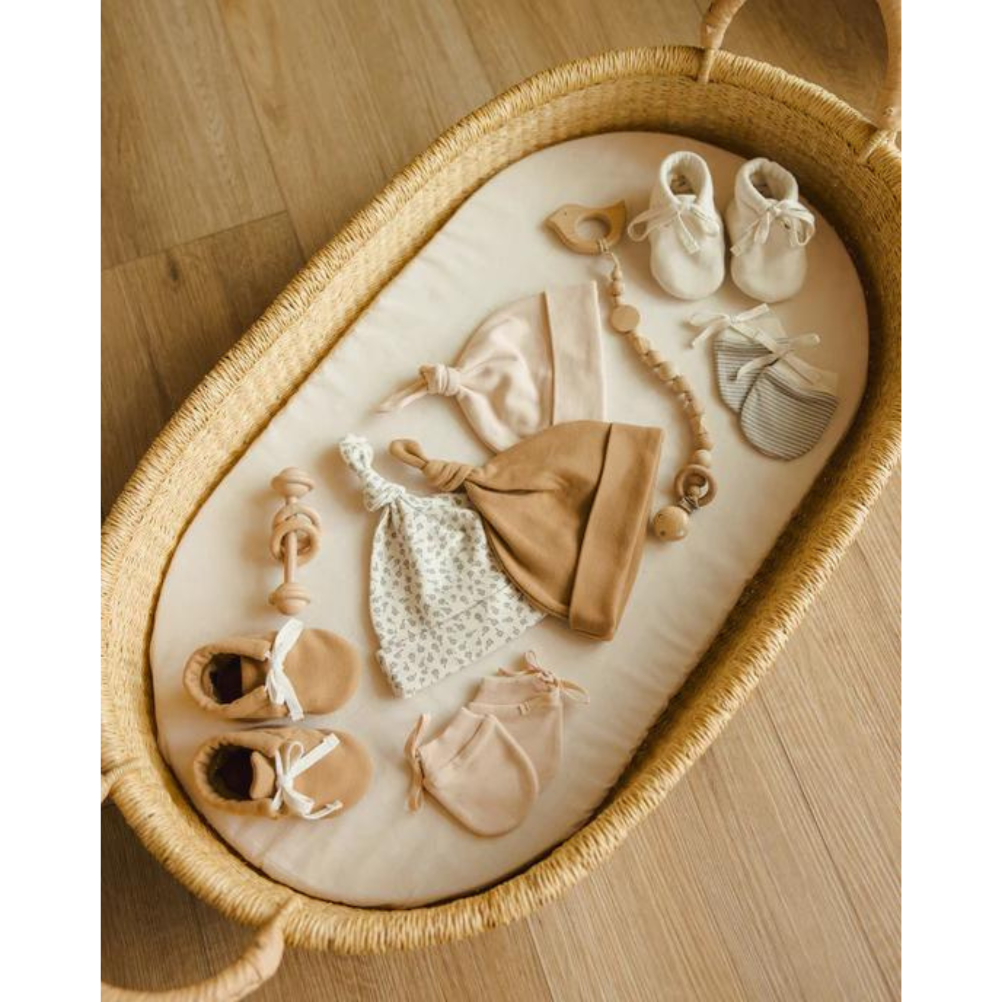 QUINCY MAE Knotted Baby Hat  0-6M - Scatter