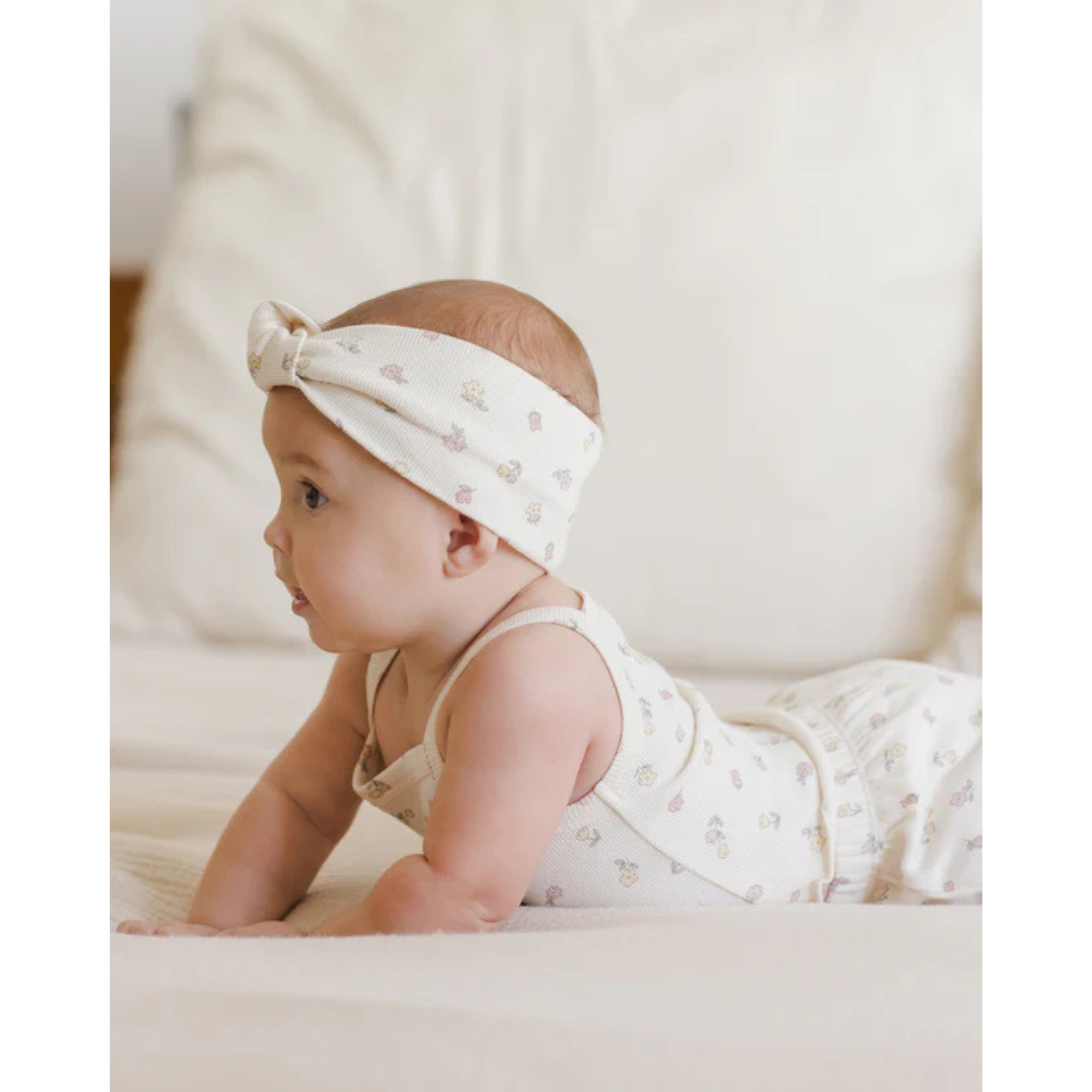 QUINCY MAE Knotted Headband - Fleur