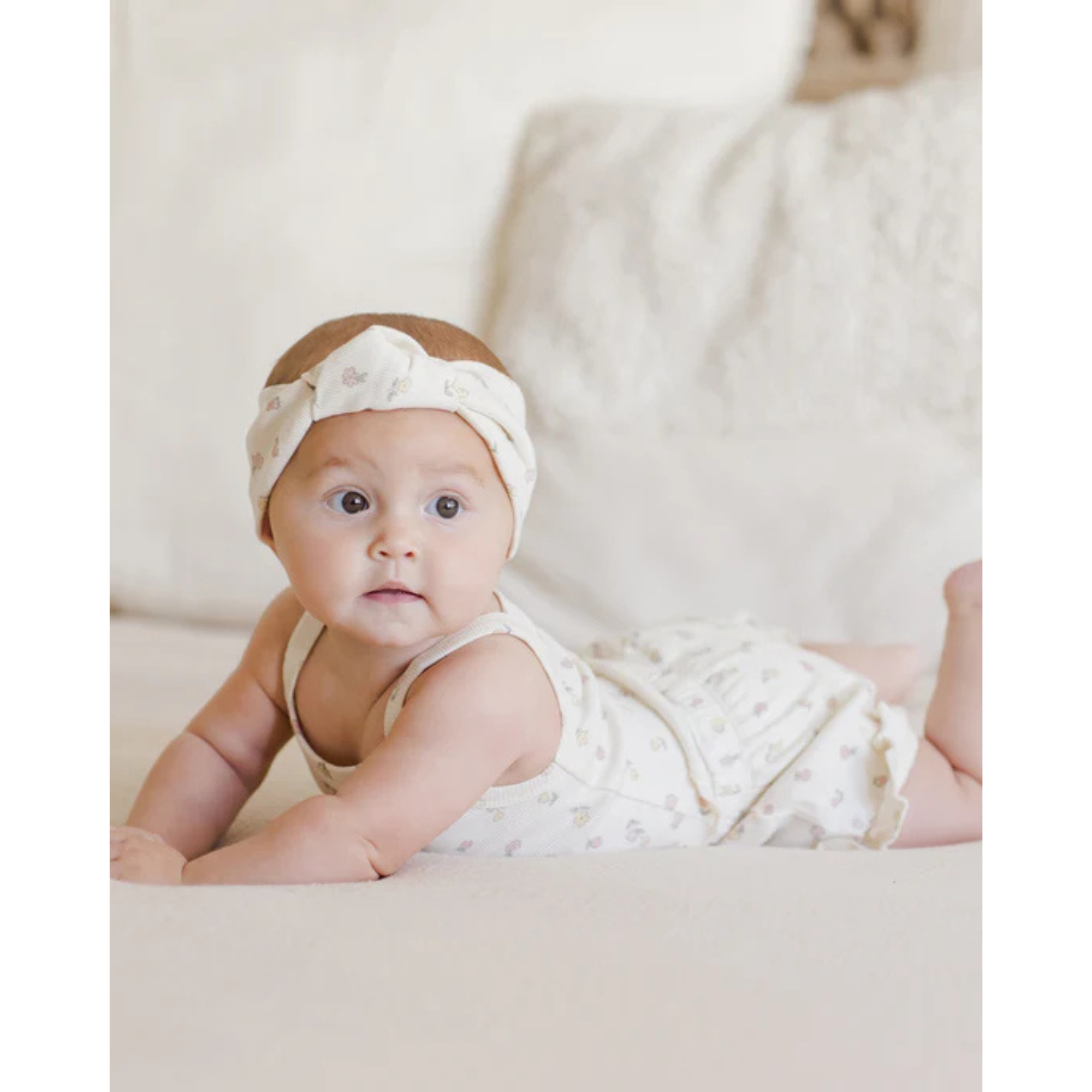 QUINCY MAE Knotted Headband - Fleur
