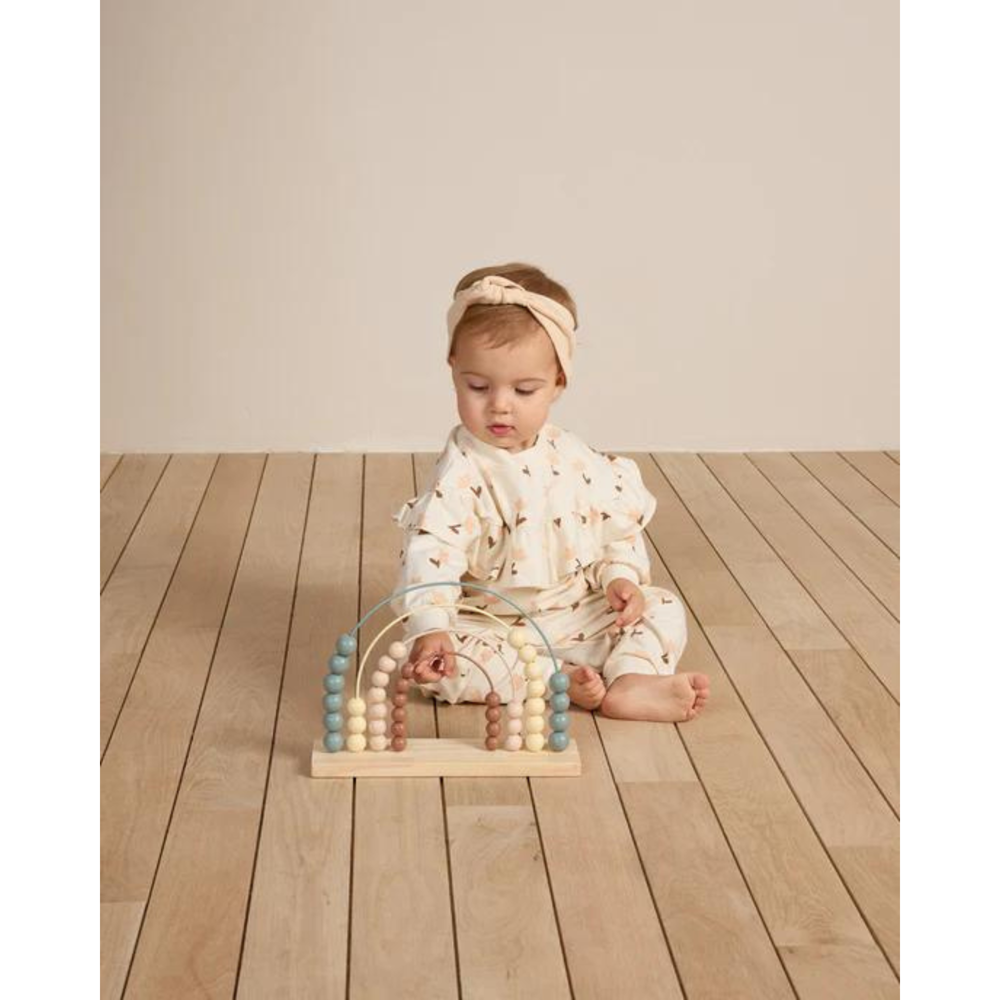 QUINCY MAE Knotted Headband  0-12M - Shell