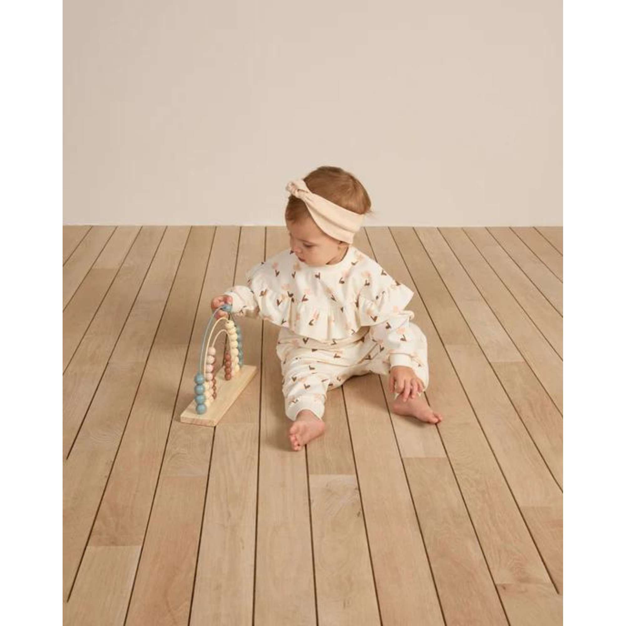 QUINCY MAE Knotted Headband  0-12M - Shell