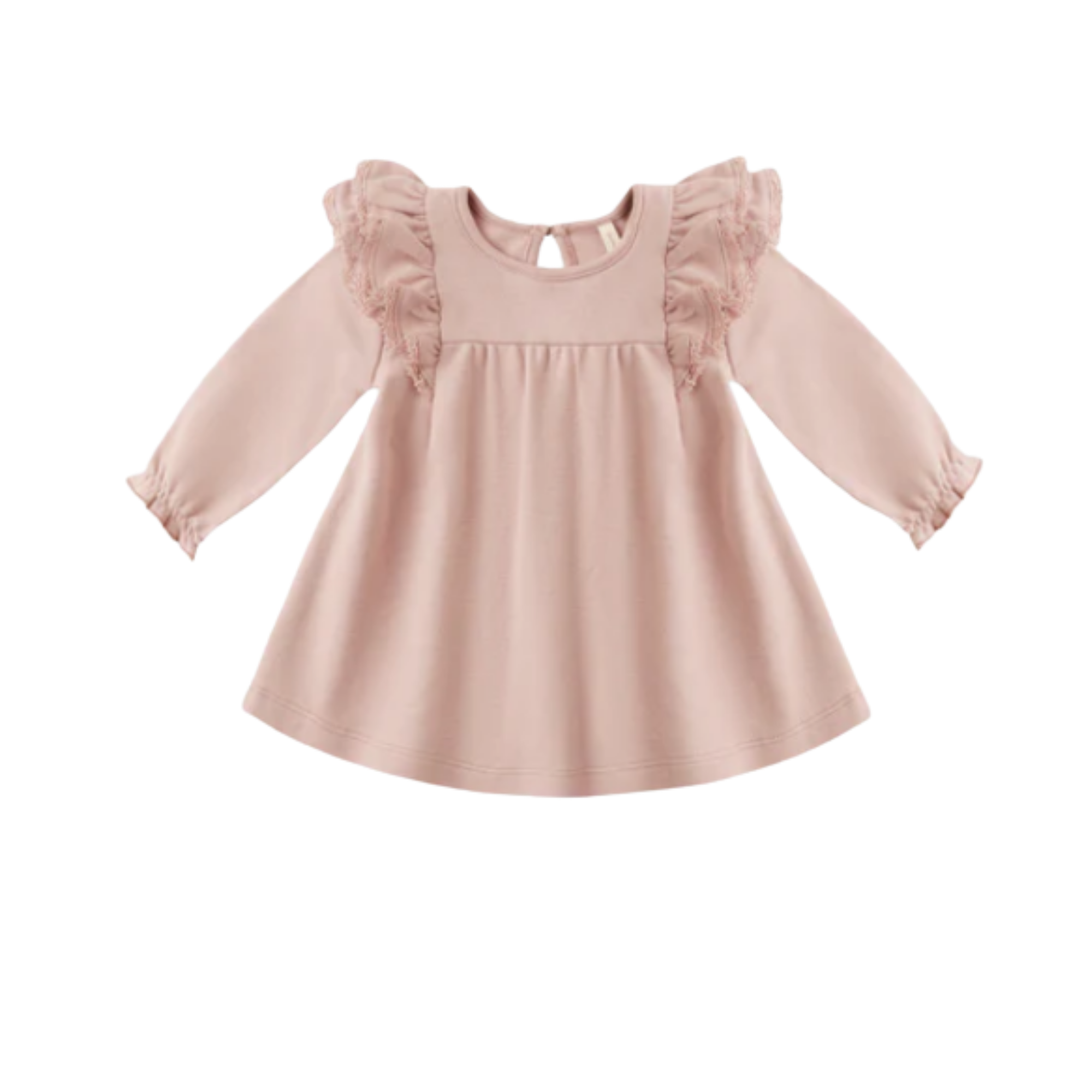 QUINCY MAE Robe à volants à manches longues - Rose