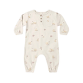 QUINCY MAE Long Sleeve Pocket Jumpsuit - Fox Land