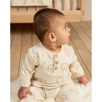 Thumbnail for QUINCY MAE Long Sleeve Pocket Jumpsuit - Lions