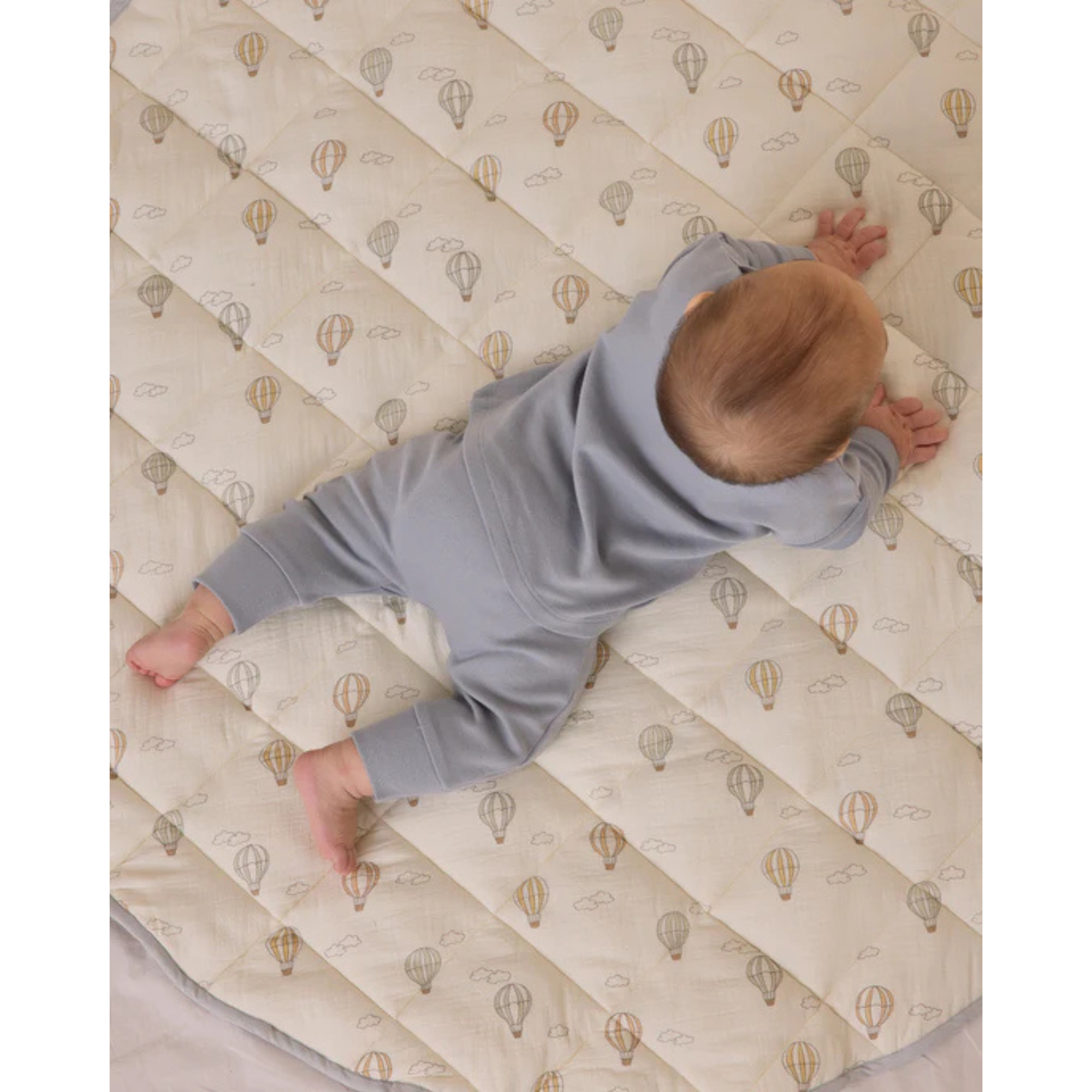 QUINCY MAE Long Sleeve Tee - Blue