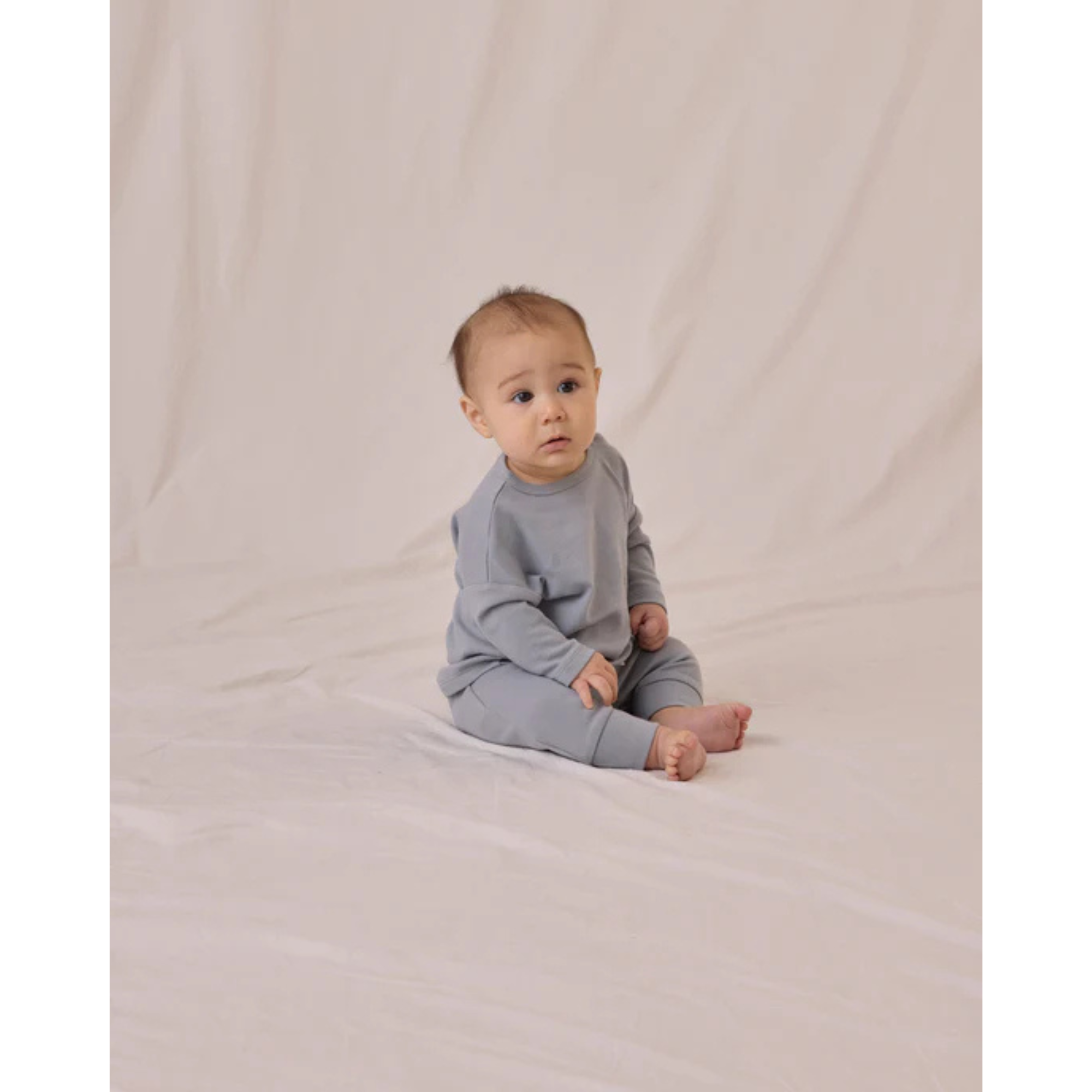 QUINCY MAE Long Sleeve Tee - Blue