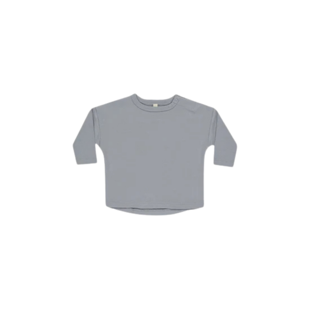 QUINCY MAE Long Sleeve Tee - Blue