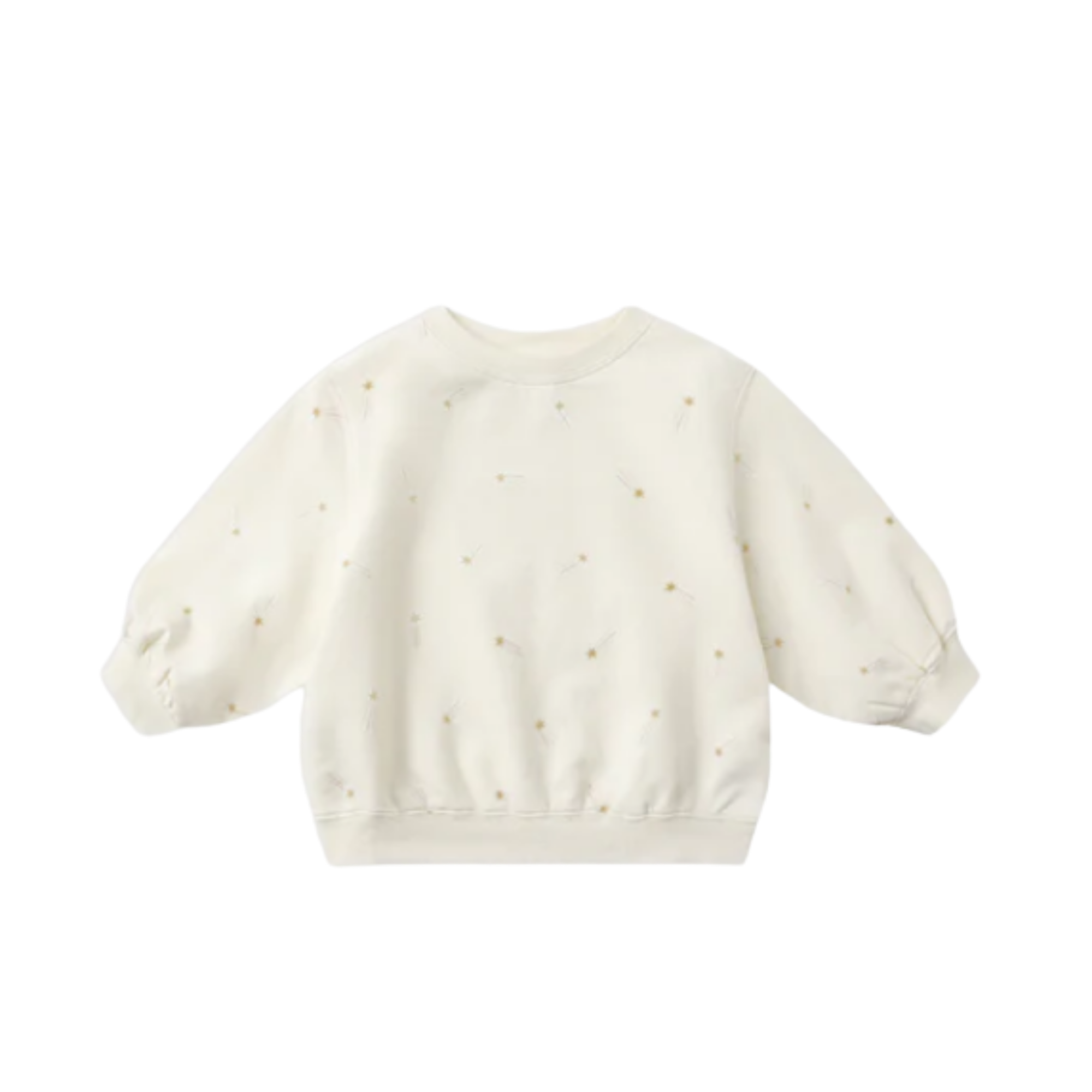 QUINCY MAE Oversized Crew Sweatshirt - Shooting Stars
