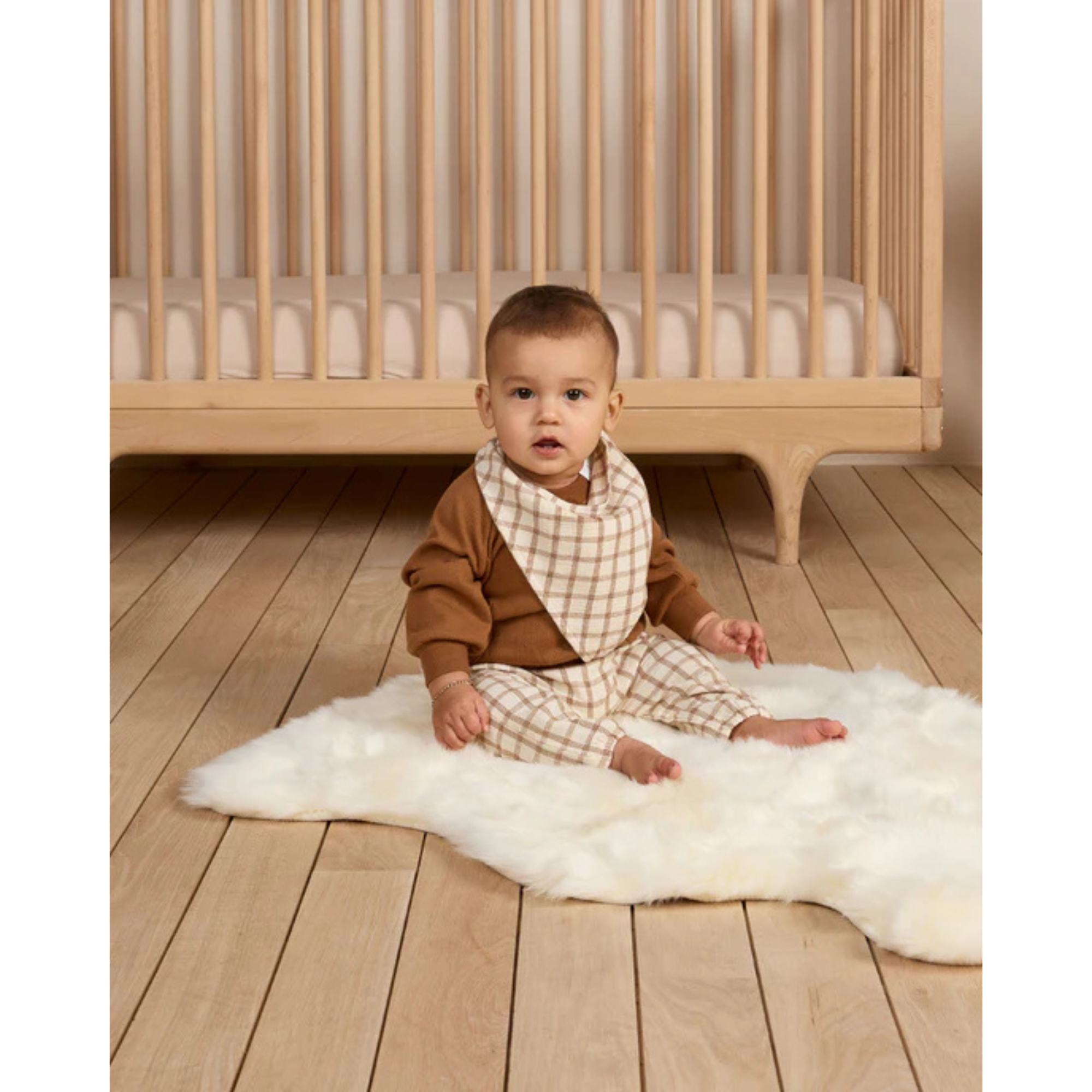 QUINCY MAE Pocket Sweatshirt - Cinnamon