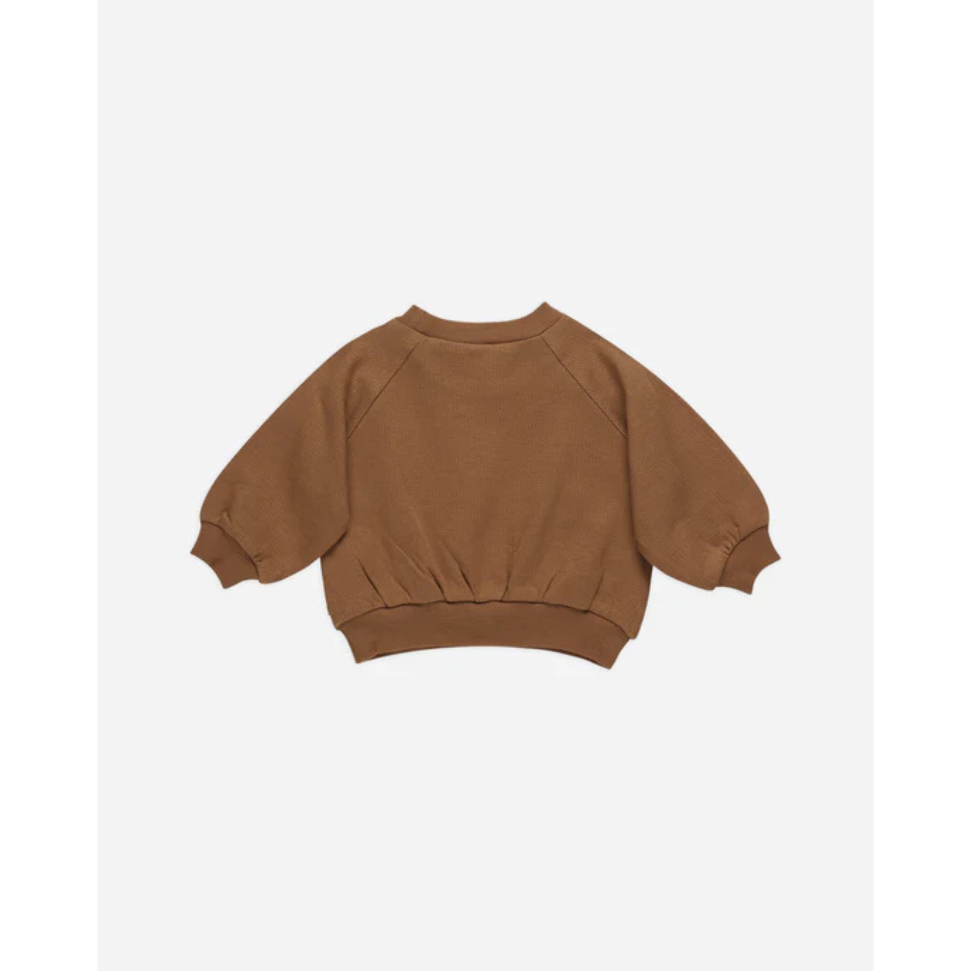 QUINCY MAE Pocket Sweatshirt - Cinnamon