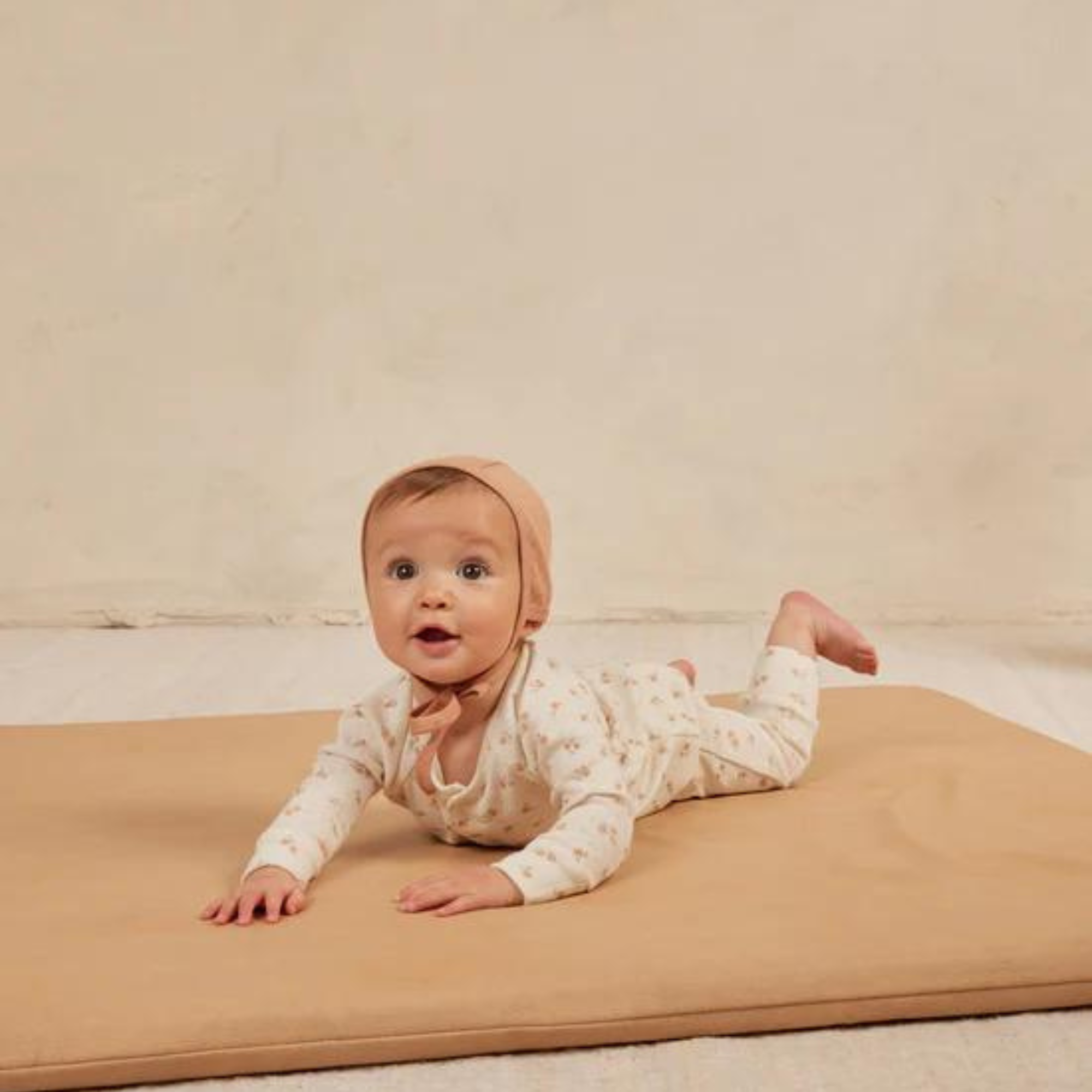 QUINCY MAE Pointelle Long John - Ditsy Melon