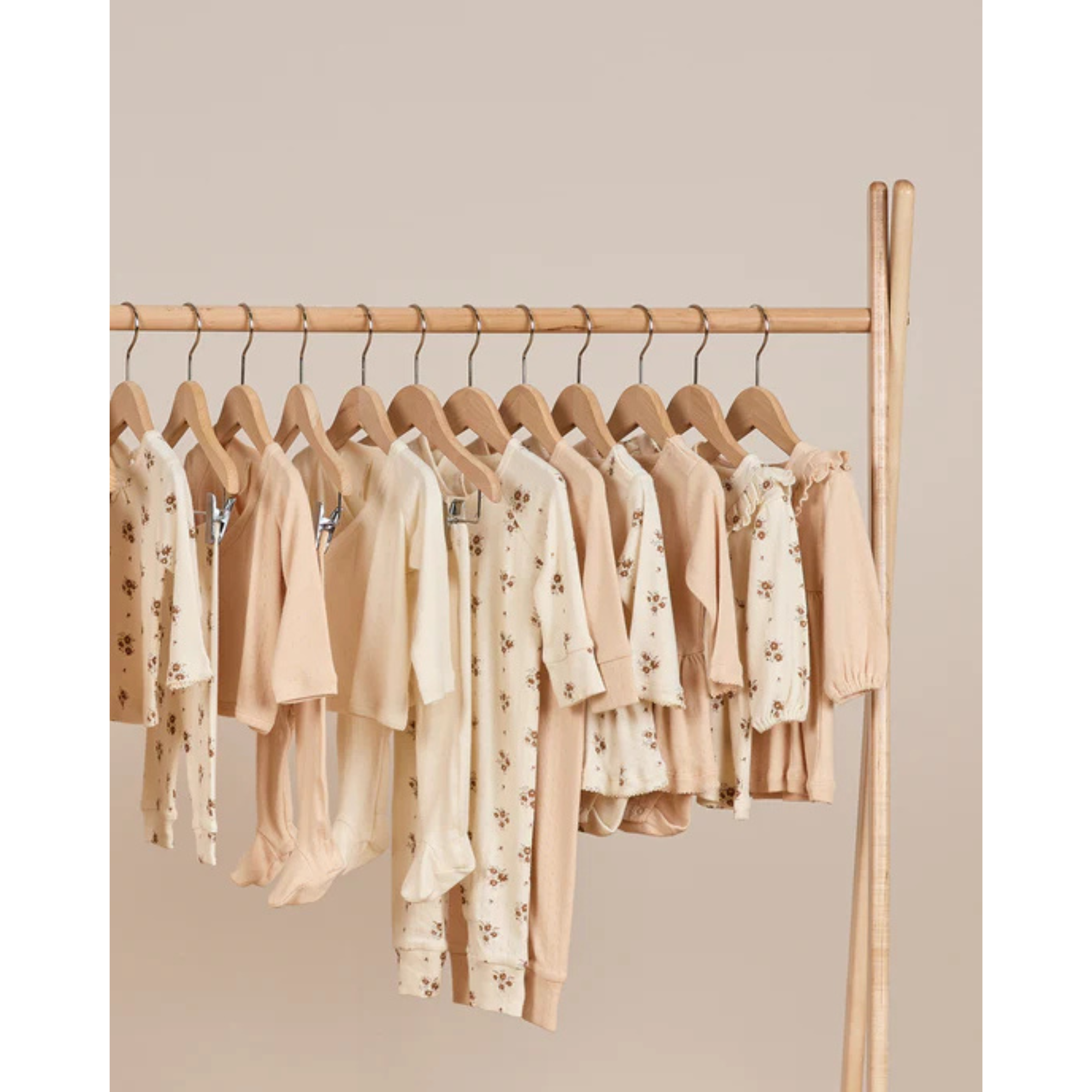 QUINCY MAE Pointelle Long John - Shell