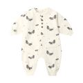 QUINCY MAE Relaxed Fleece Jumpsuit - Baby Bats