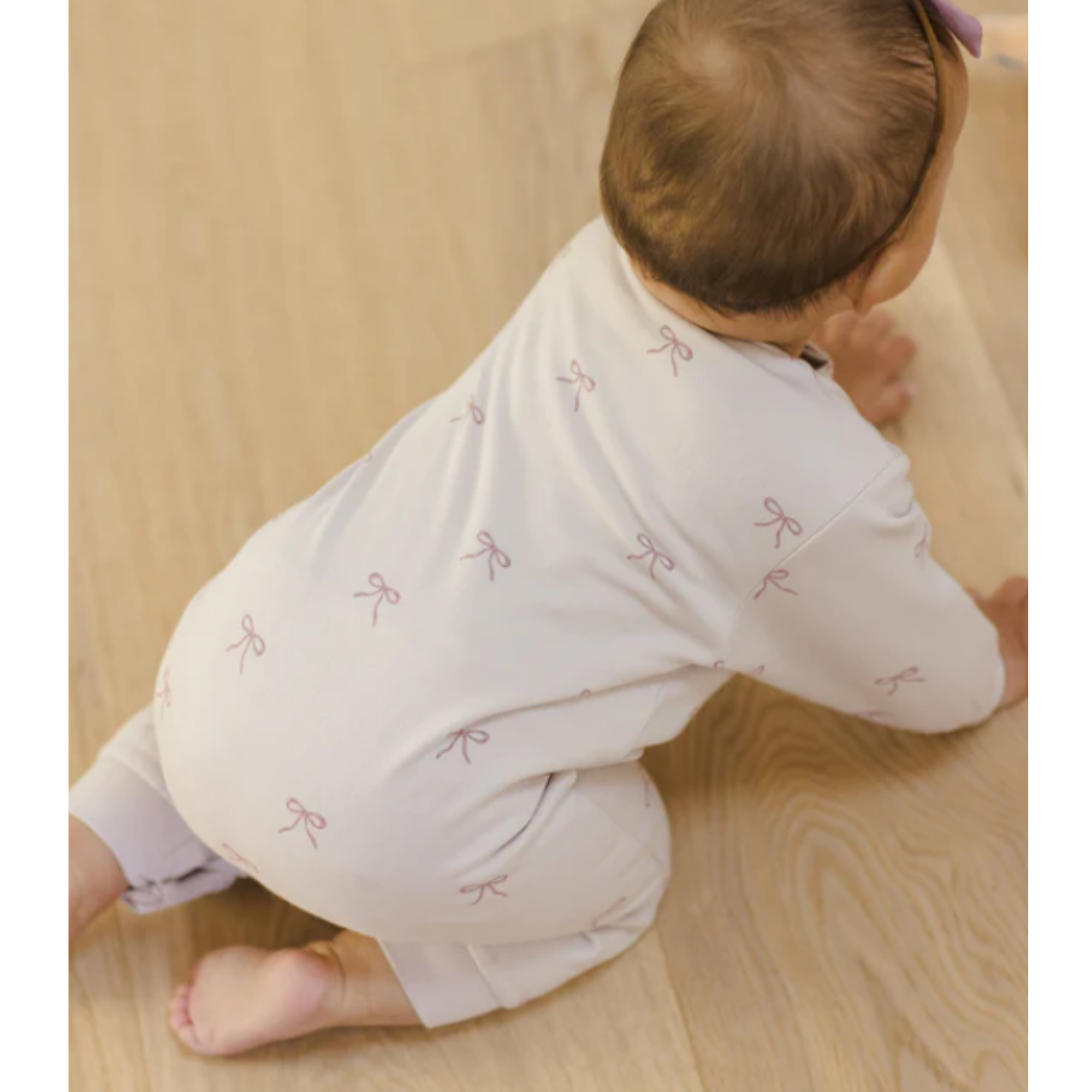 QUINCY MAE Relaxed Fleece Jumpsuit - Bows