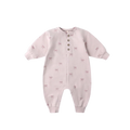 QUINCY MAE Relaxed Fleece Jumpsuit - Bows