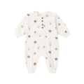QUINCY MAE Relaxed Fleece Jumpsuit - Critters