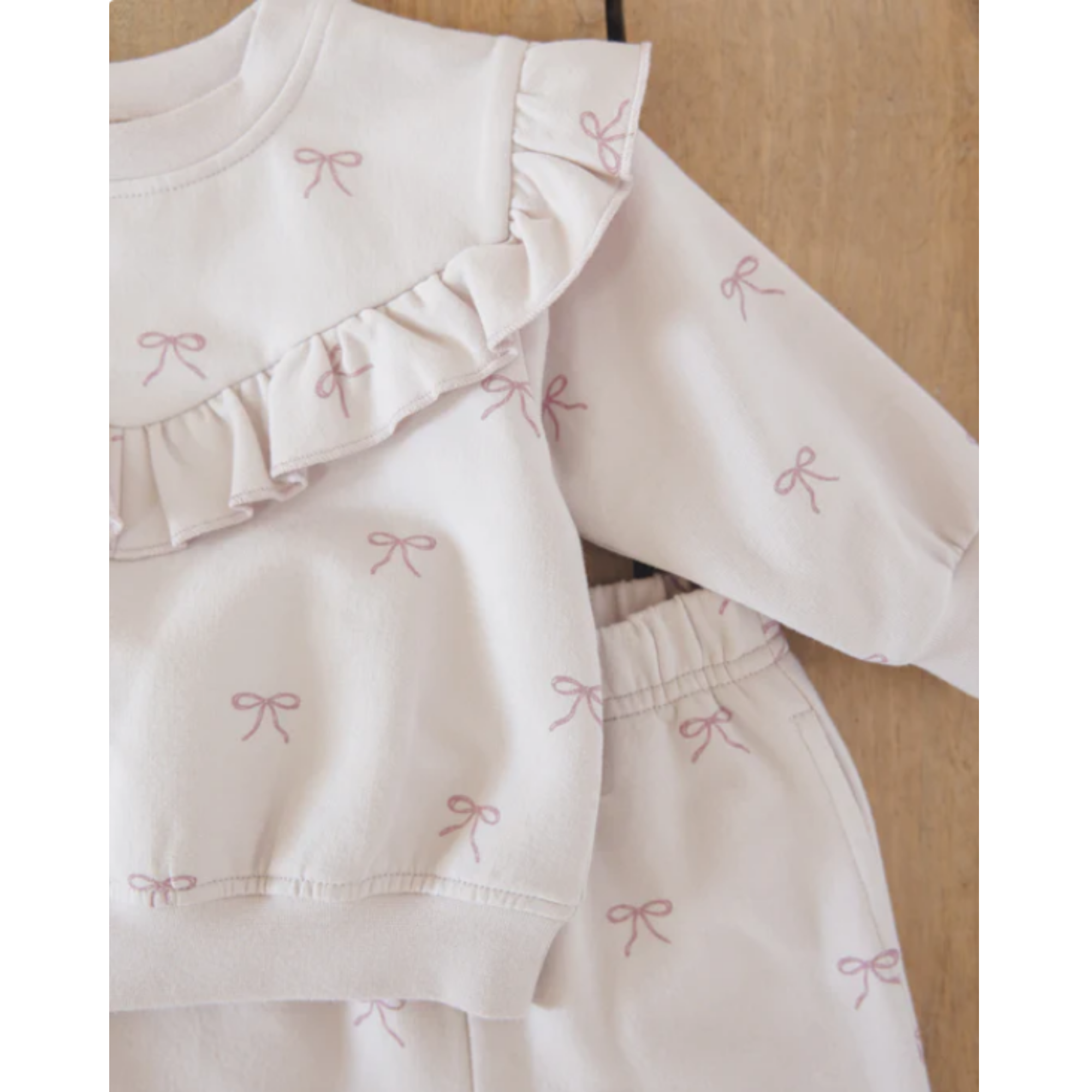 QUINCY MAE Relaxed Fleece Sweatpant - Bows